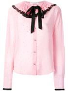 Philosophy Di Lorenzo Serafini Polka Dot Shirt - Pink & Purple