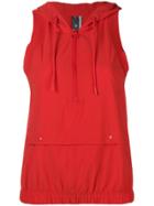 Adidas By Stella Mccartney Training Hooded Gilet - Red