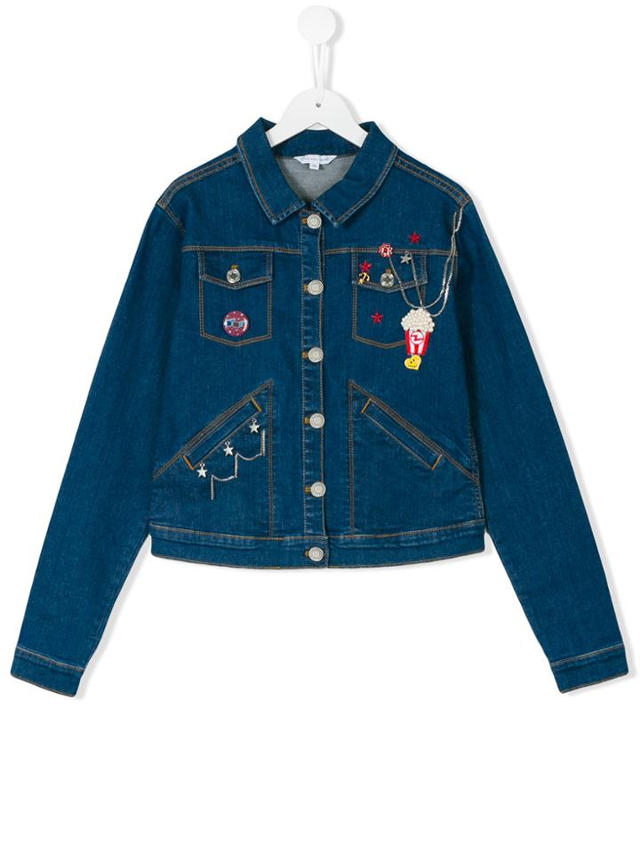 Little Marc Jacobs Popcorn Denim Jacket - Blue