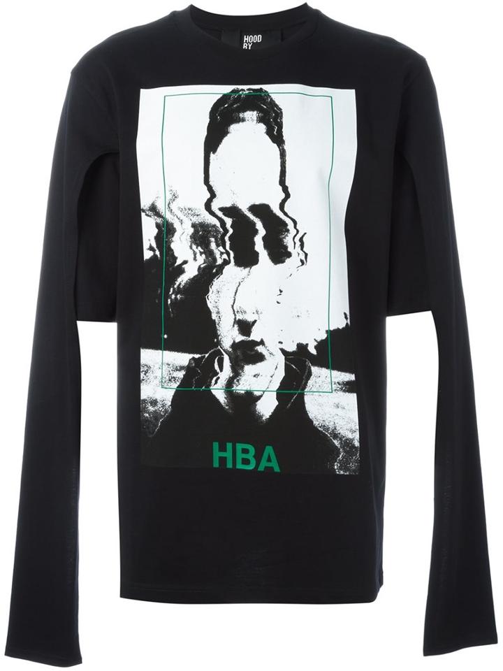 Hood By Air 'graduation' T-shirt, Men's, Size: Large, Black, Cotton