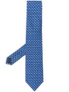 Salvatore Ferragamo Pig Print Tie - Blue