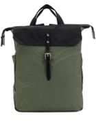 Ally Capellino Structured Square Backpack - Green