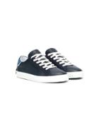 Crime London Kids Teen Lace-up Sneakers - Blue