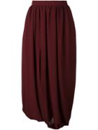 Comme Des Garçons Vintage Midi Balloon Skirt - Red