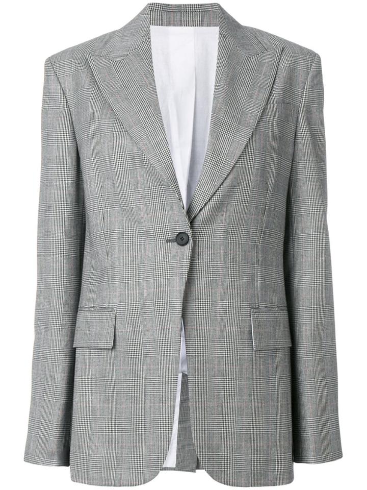 Calvin Klein 205w39nyc Glen Check Blazer - Black