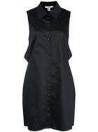 Zac Zac Posen Kathleen Poplin Shirt Dress - Black
