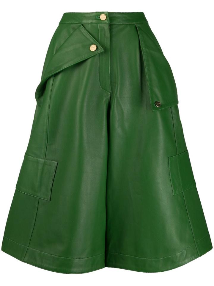 Jacquemus Le Short Belize Palazzo Trousers - Green