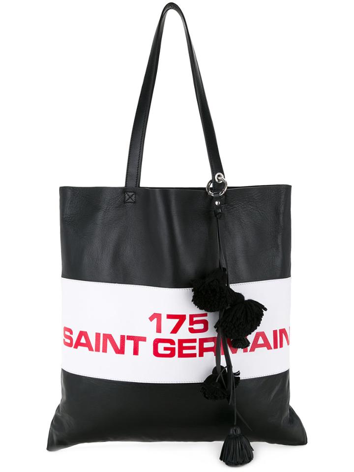 Sonia Rykiel Printed Shopper Tote - Black