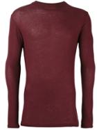 Water Longsleeved T-shirt, Adult Unisex, Size: Xs, Red, Cotton