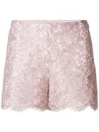 Valentino Lace Shorts - Pink