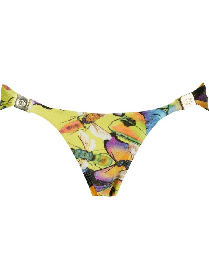 Blue Man Embellished Butterfly Bikini Bottom, Women's, Size: Pp, Polyamide/spandex/elastane