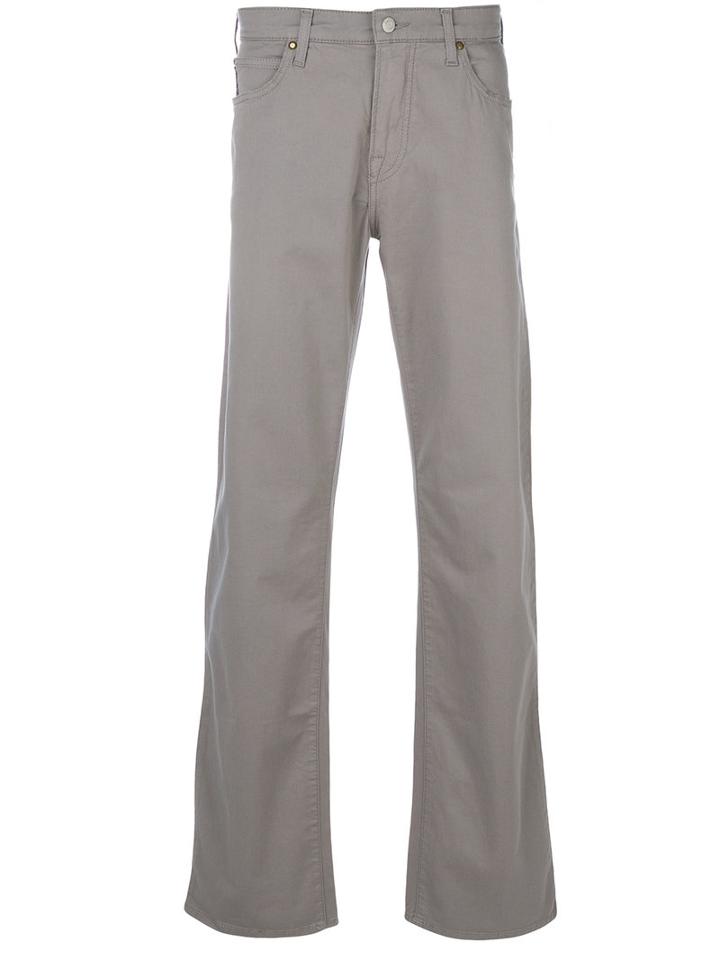 Armani Jeans - Loose-fit Bootcut Jeans - Men - Cotton/spandex/elastane - 32, Grey, Cotton/spandex/elastane