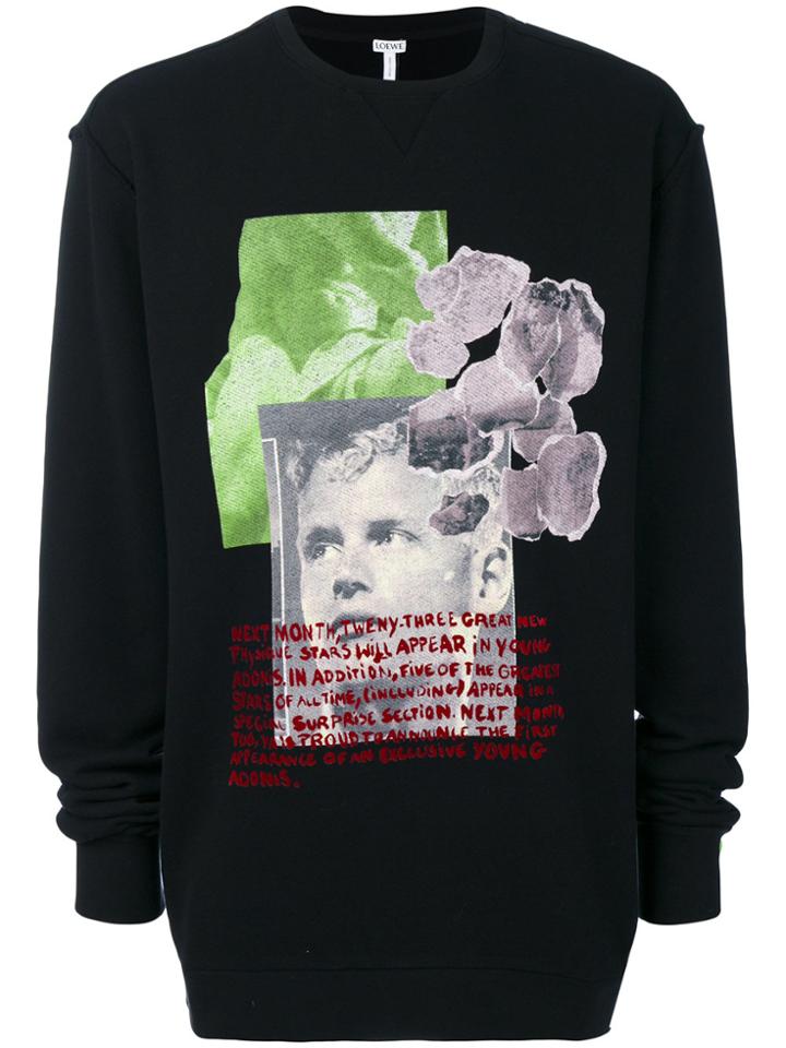 Loewe Adonis Print Sweatshirt - Black