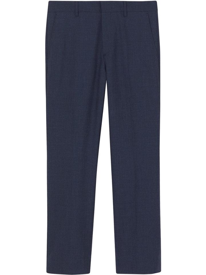 Burberry Classic Fit Tailored Trousers - Blue