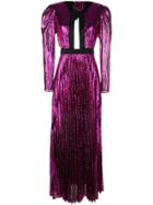 Philosophy Di Lorenzo Serafini Pleated Sequin Maxi Dress - Pink