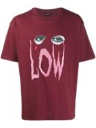 Diesel Eyes Low Print T-shirt - Red