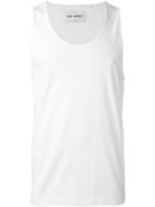 Our Legacy Scoop Neck Vest, Men's, Size: 48, White, Cotton