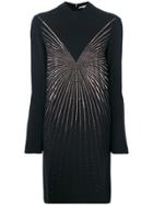 Stella Mccartney Roll Neck Embellished Dress - Black