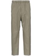 Jil Sander R-priamo Cropped Cotton Trousers Trousers - Neutrals