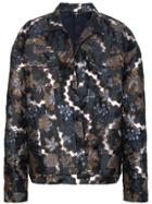 Edward Crutchley Oversized Jacquard Jacket - Black