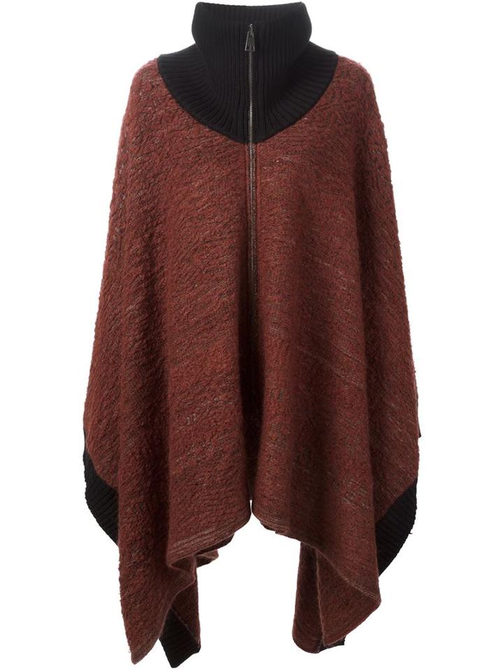 A.f.vandevorst '152 Tortilla' Zipped Up Cape