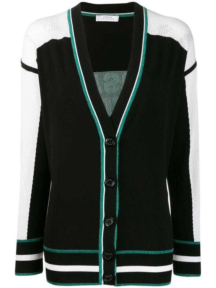 Versace Collection Slim Cardigan - Black