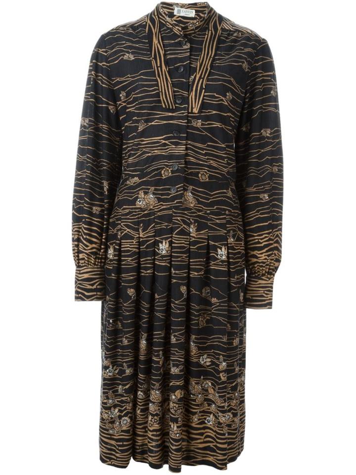 Lanvin Vintage Floral Print Dress