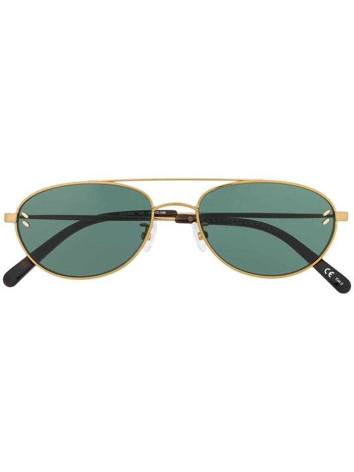 Stella Mccartney Eyewear Oval Frame Sunglasses - Brown