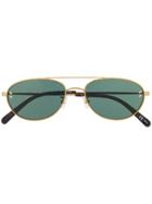 Stella Mccartney Eyewear Oval Frame Sunglasses - Brown
