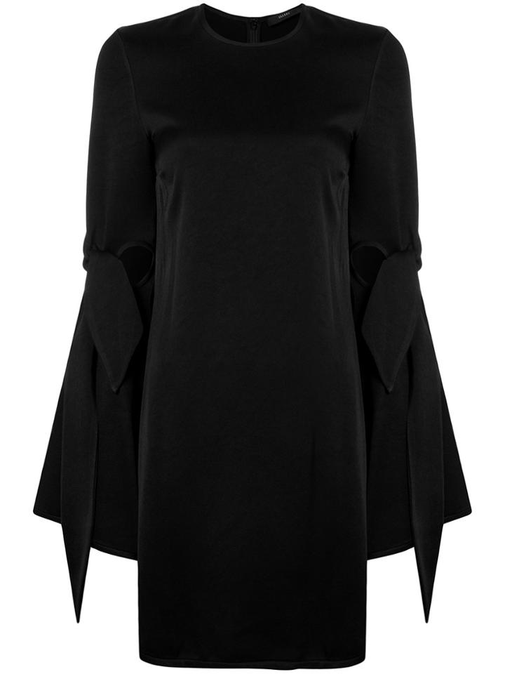 Ellery Tie Sleeve Dress - Black