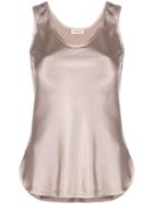 Blanca Evening Tank Top - Nude & Neutrals
