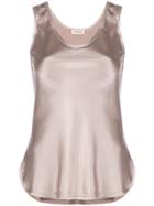 Blanca Evening Tank Top - Nude & Neutrals