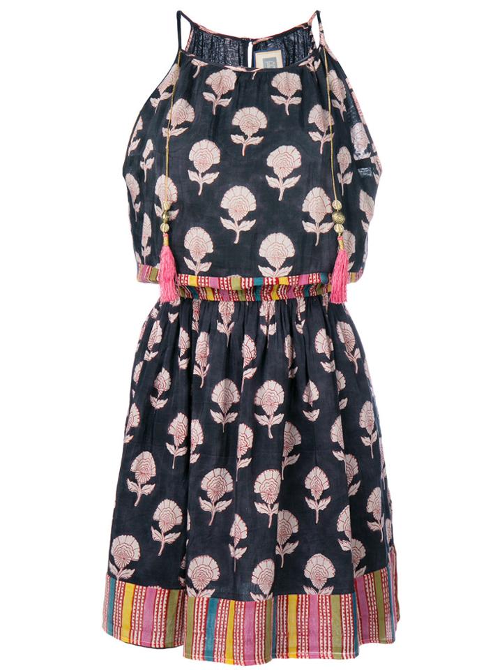 Alicia Bell Patterned Tassel Detail Dress - Multicolour