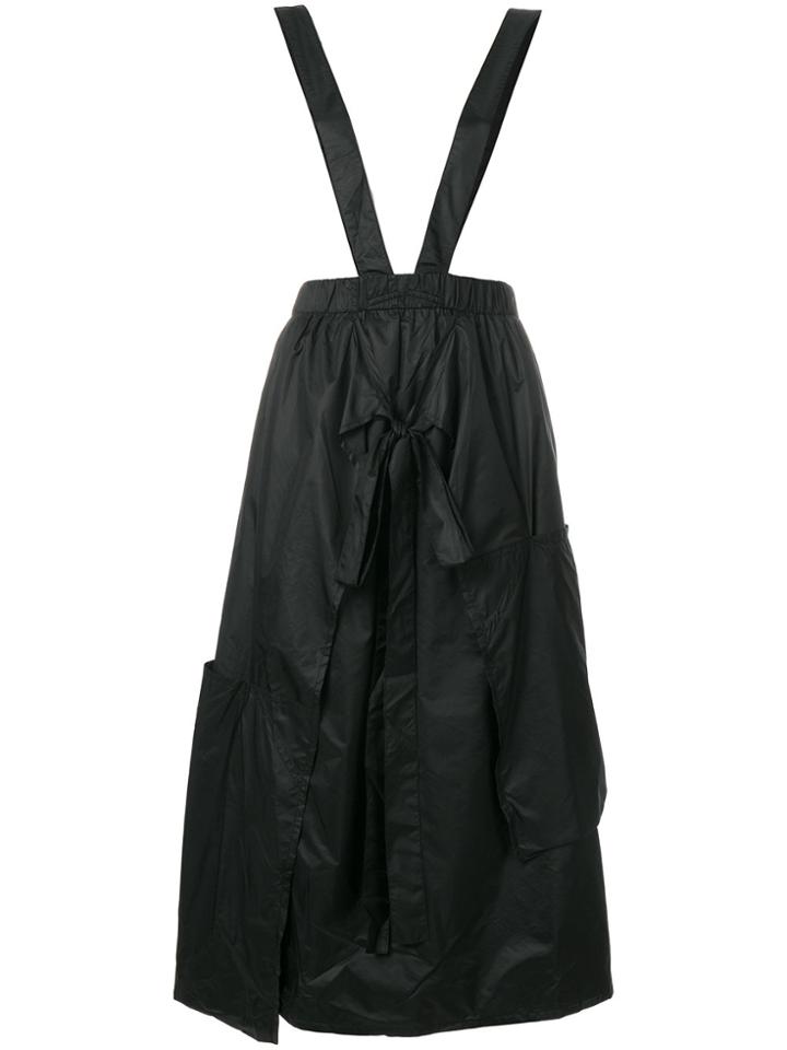 P.a.m. Layered Tie Detail Skirt - Black