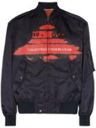 Valentino X Undercover Ufo Bomber Jacket - Blue