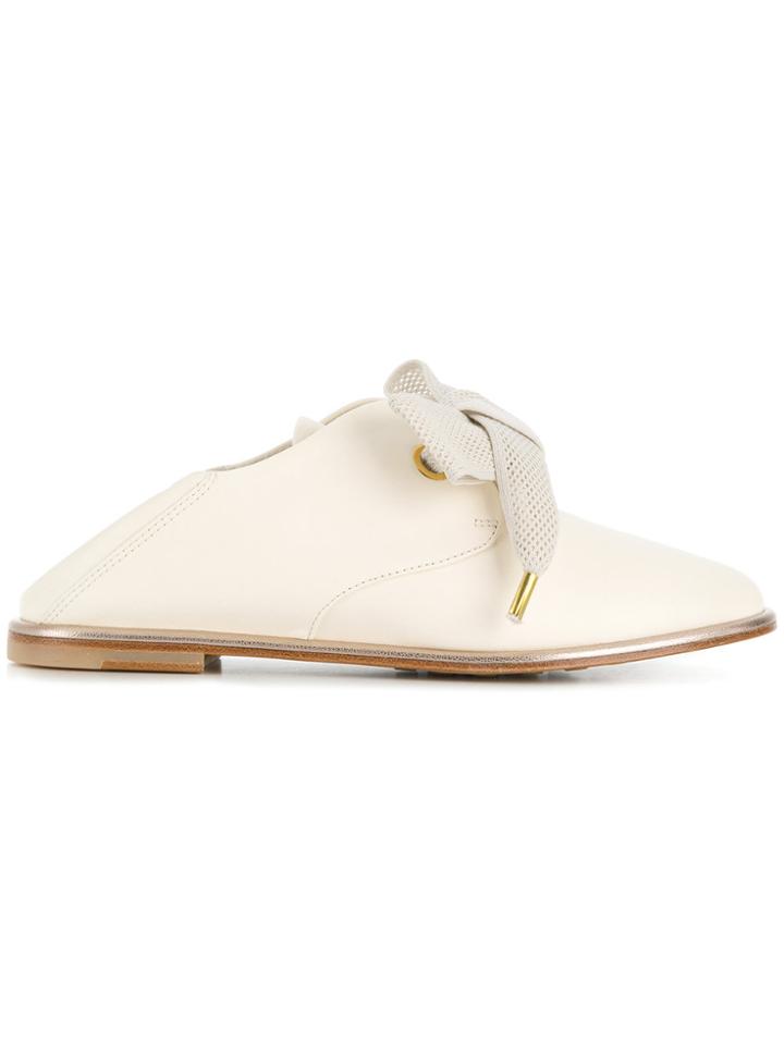Agl Lace Up Loafers - White
