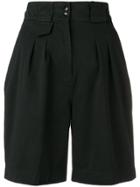 Etro High Waist Shorts - Black