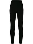 Pierantoniogaspari Plain Skinny Trousers - Black