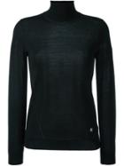 Kenzo Funnel Neck Jumper, Women's, Size: Large, Black, Wool