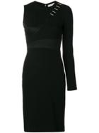 Versace Collection One Shoulder Dress - Black