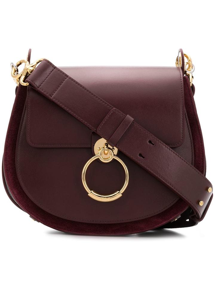 Chloé Large Tess Shoulder Bag - Red