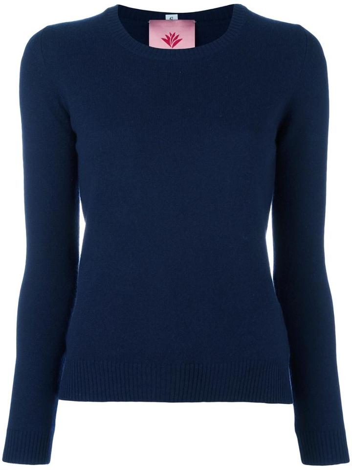 Alyki 'basia' Jumper, Women's, Size: 42, Blue, Cashmere