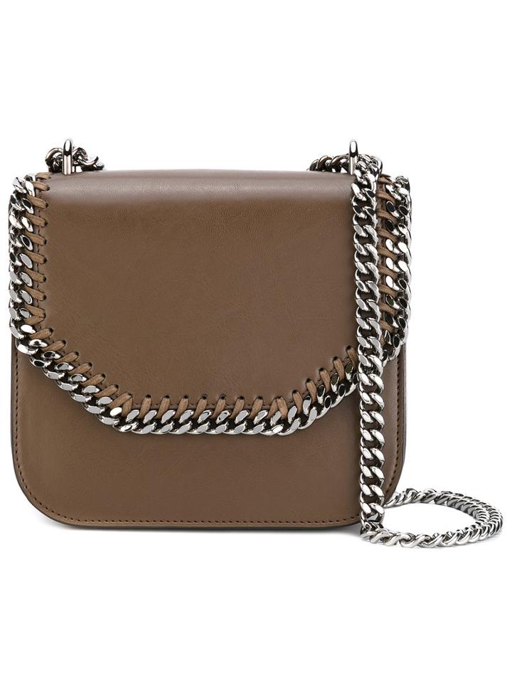 Stella Mccartney - Falabella Box Shoulder Bag - Women - Polyethylene/polyurethane/metal - One Size, Brown, Polyethylene/polyurethane/metal