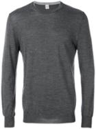 Eleventy - Round Neck Sweatshirt - Men - Silk/merino - Xl, Grey, Silk/merino
