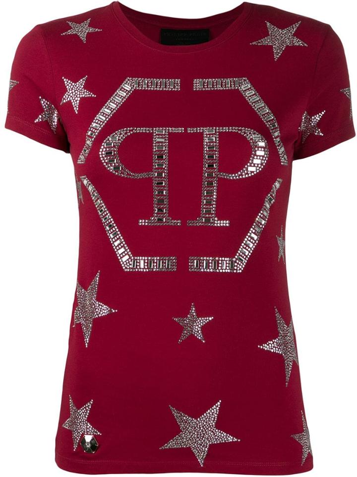 Philipp Plein Starts T-shirt - Red