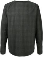 Wooyoungmi Oversized Collarless Shirt - Grey