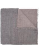 Denis Colomb Frayed Scarf, Women's, Grey, Cashmere