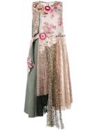 Antonio Marras Layered Print Dress - Multicolour
