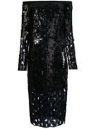 Manning Cartell Incidental Shadow Sequin Dress - Black