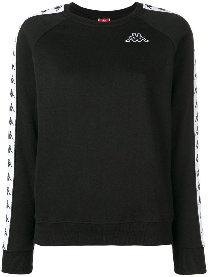 Kappa Side Logo Stripe Sweatshirt - Black
